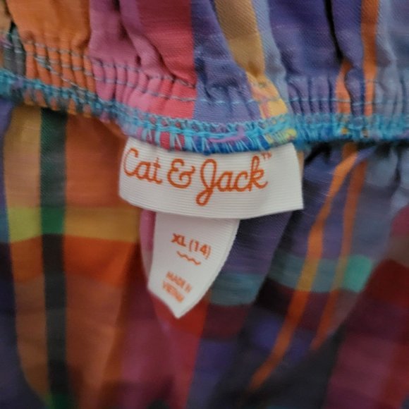 Cat & Jack Girls' Woven Short Dress (xLarge) 3KIDV-AR - Picture 4 of 4